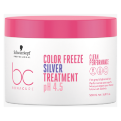 Máscara de Tratamento - Bonacure Clean Performance Color Freeze Silver pH 4.5 - Schwarzkopf Professional - 500ml