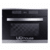 forno combinado com micro-ondas e grill arkton - 38l - vidro preto e inox - 60 cm - 220v cuisinart