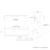 calha seca de embutir - inox - 47 cm - xteel - comprar online