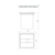 lixeira quadrada de embutir com puxador quadrado - 8,5 litros - white - 27,5 cm - xteel - comprar online