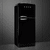 refrigerador preto 2 portas - 440l - série anni 50 - 80 cm - 220v - smeg na internet