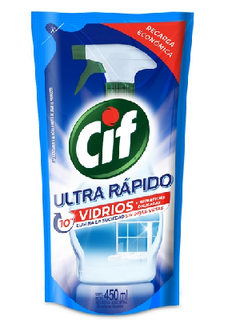 Cif Vidrios Biodegradable Doy Pack 450 Ml