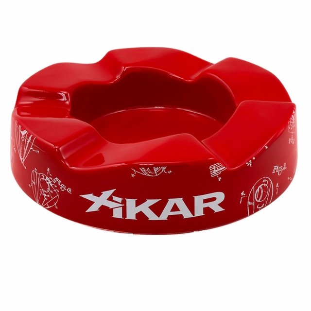 Cinzeiro para charutos XIKAR Wave 2 cerâmica vermelho