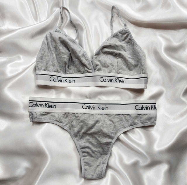 Conjunto calvin klein outlet gris