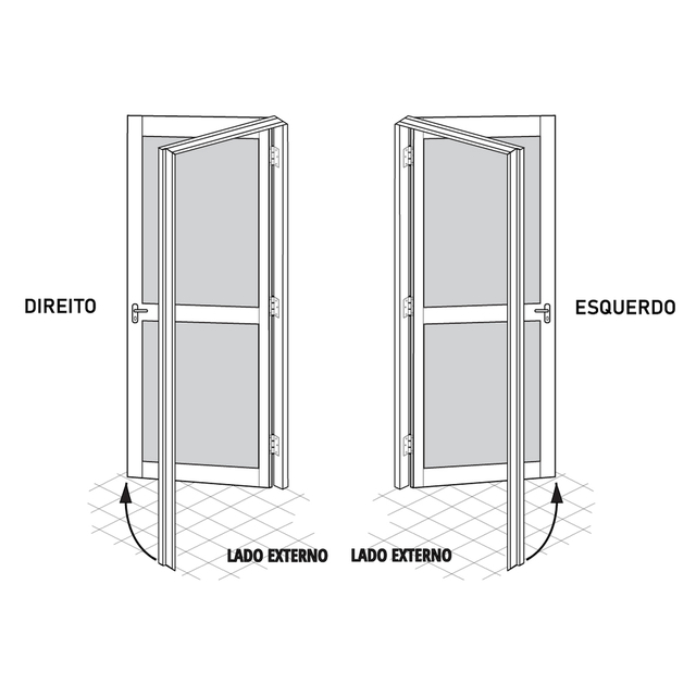 Porta De Giro De Alum Nio C Postigo Psc Jap Perfecta Max