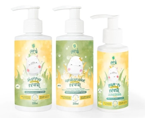 Shampoo Infantil Natural de Lavanda, Laranja Doce e Pantenol - Verdi Natural  - Compre Online