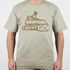 Camiseta Mountains Bege