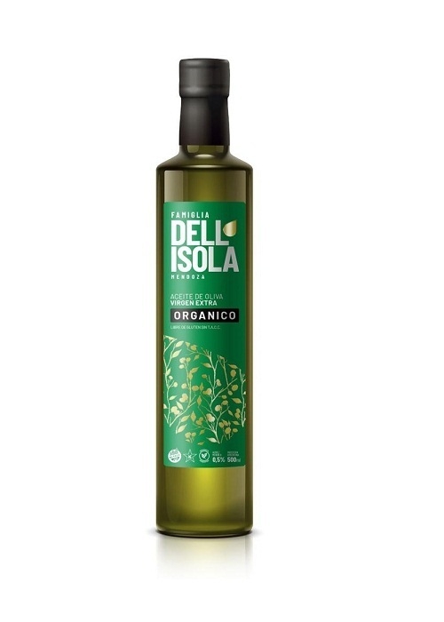 ACEITE DE OLIVA EXTRA VIRGEN ORGANICO DELL ISOLA X 500ML