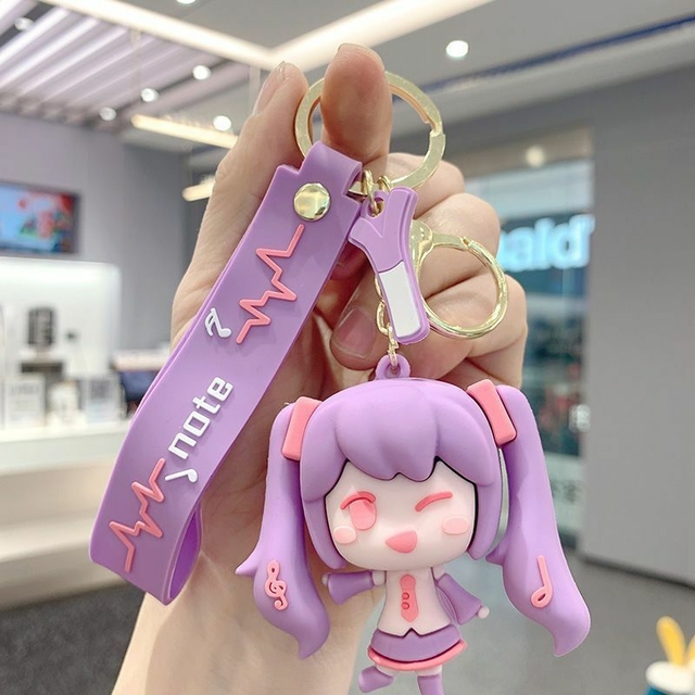 Llavero Anime Hatsune Miku Violet - Vader Toys