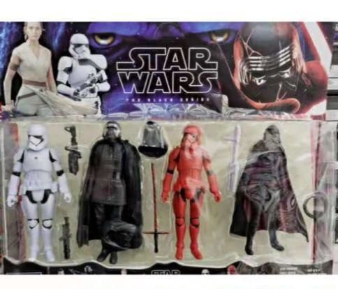 STAR WARS X4 CON ACCESORIOS EN BLISTER X187146