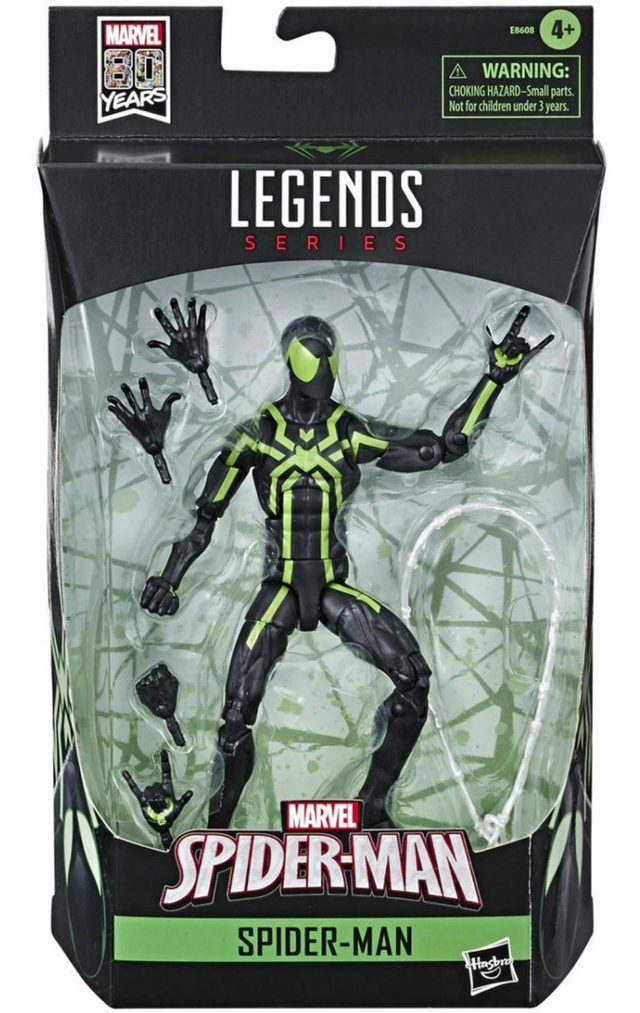 Spiderman negro de juguete clearance