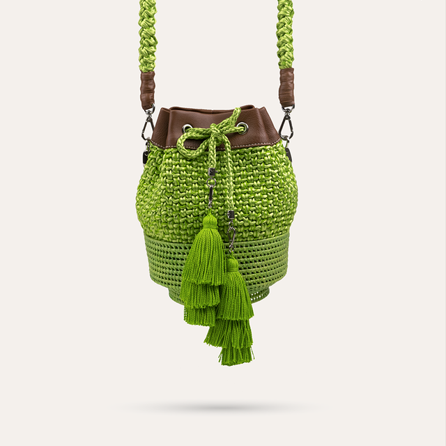 Crochet Pattern: Drawstring Bucket Bag