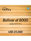 LOTE DE TERRENO - BOLIVAR 8000