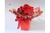 Mini Begonia no cachepo e papel colorido, vaso de longa durabilidade.