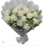 Lindo buquê com uma dúzia de rosas brancas, ideal para ocasiões especiais.