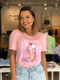 T-Shirt estampada Sabrina na internet