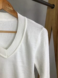 Blusa de tricô com elastano - loja online