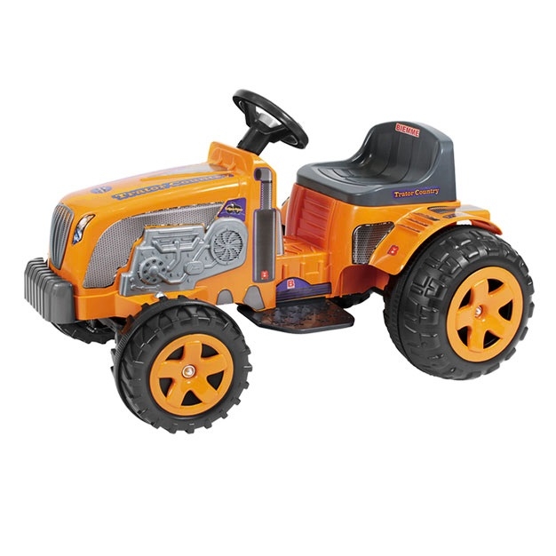 Carrinho Infantil Passeio De Pedal Trator Fendt - Com Caçamba - Biemme -  Verde