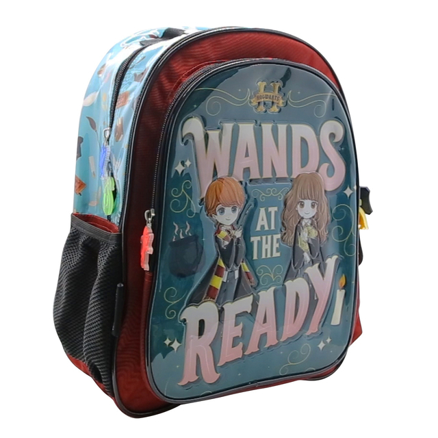  Wizarding World Juego de mochila de Harry Potter para niños,  paquete de 2 piezas con mochila escolar de Harry Potter Hogwarts de 16  pulgadas y kit de ciencia mágica de Harry