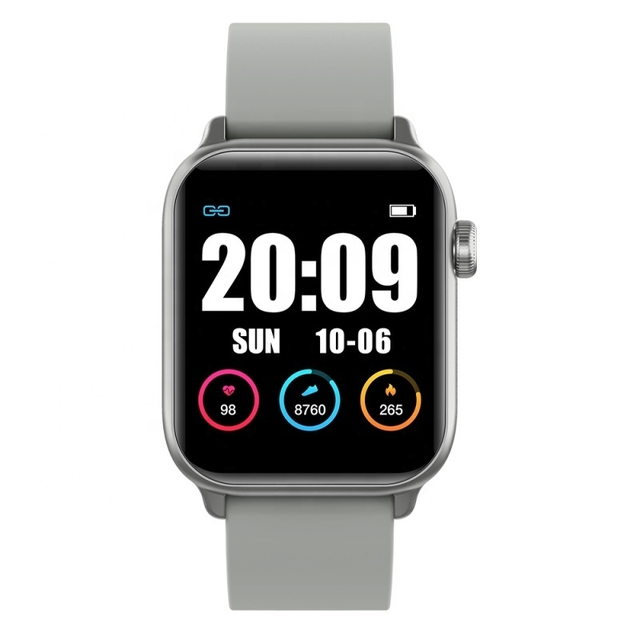 Smartwatch Kw37 Gris Reloj Inteligente Sumergible