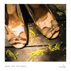 Peep Toe Bourgeon - loja online
