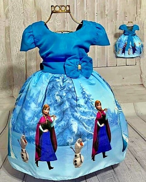 Vestido Temático Frozen