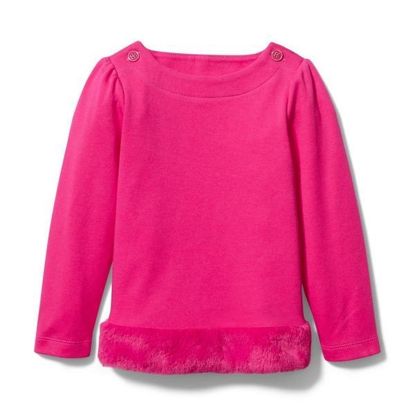 Blusa GAP Lilas Logo Metalizada