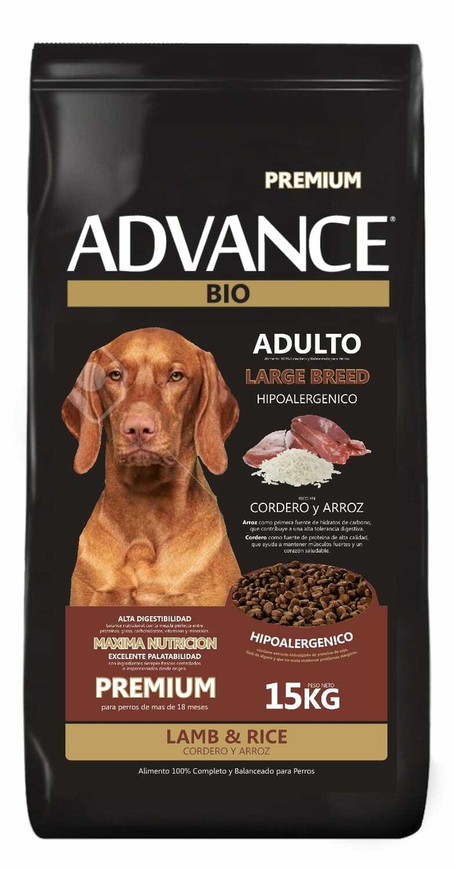 Advance Bio Perro Adulto Cordero Y Arroz X Kg