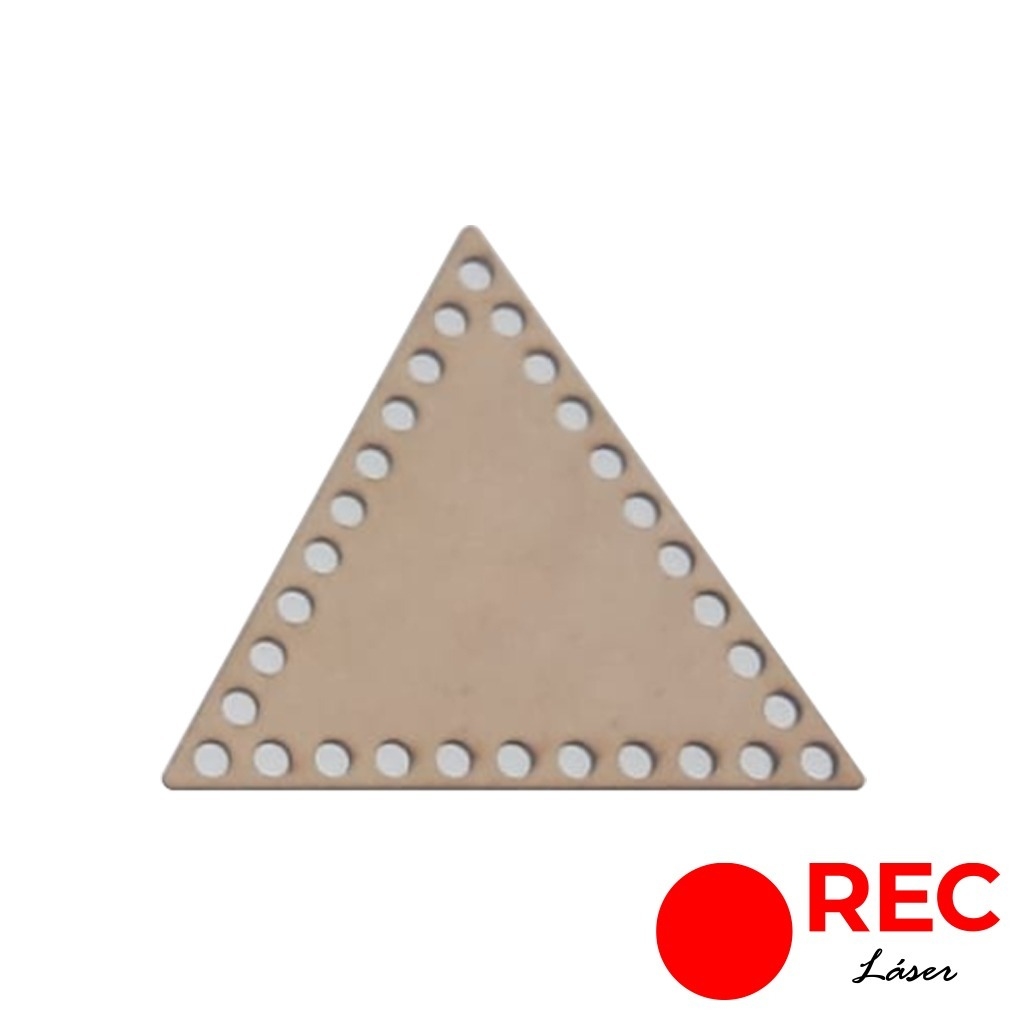 BASE PARA TEJER TOTORA TRIANGULAR REC LASER