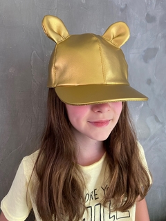 Boné Mouse Dourado - Kika Pagnot Kids Accessories
