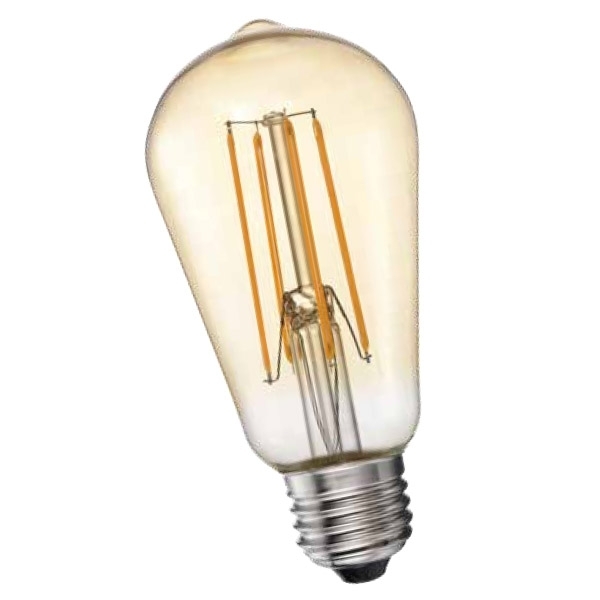 Bombilla LED Filamento vintage 6W E27 ST64 . Tenemos lamparas vintage