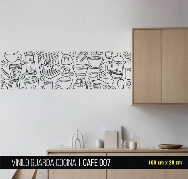 Guarda Vinilo Pared Cocina