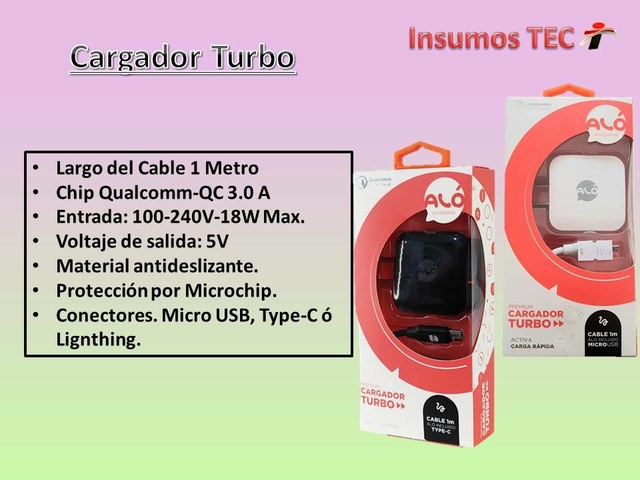 Cabezal Cargador 18w Ficha Conector Usb C - Sin Cable