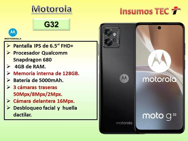 Moto G32, ficha técnica de características y precio