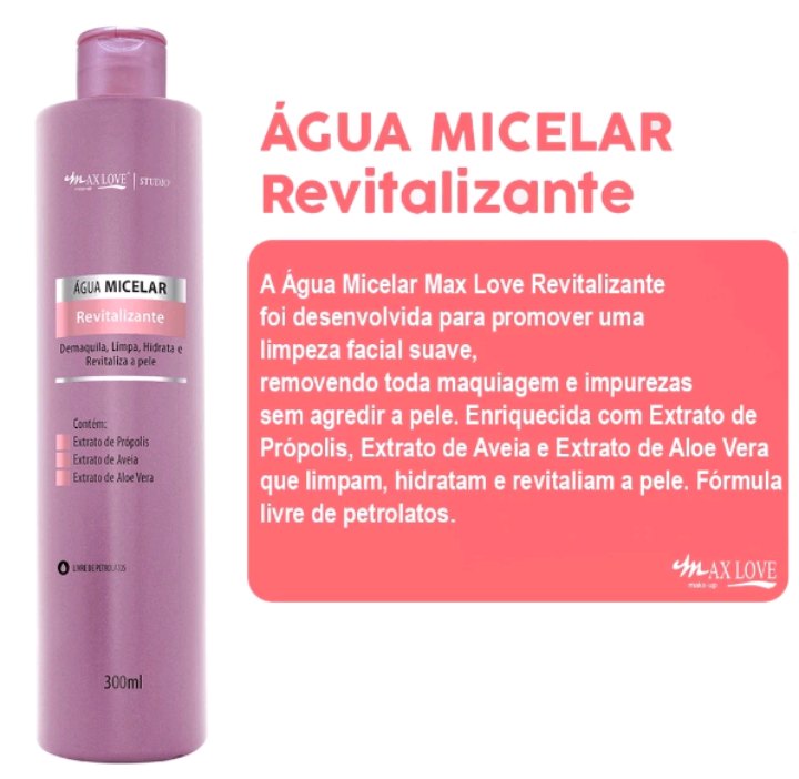 Max Love Revitalizante Gua Micelar Ml