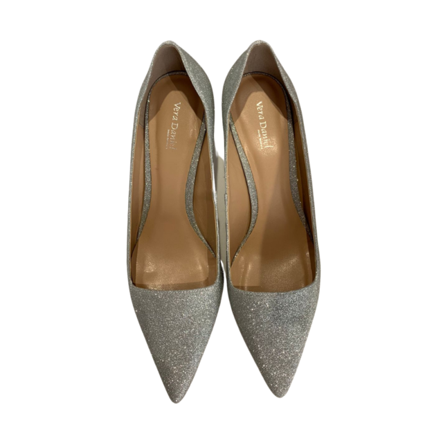Scarpin prata com brilho online