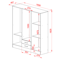 Imagen de Placard 6 Puertas Venecia