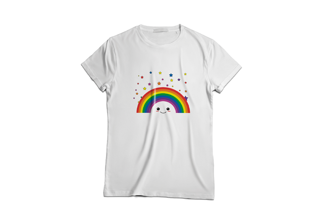 Playera 2025 arcoiris hombre