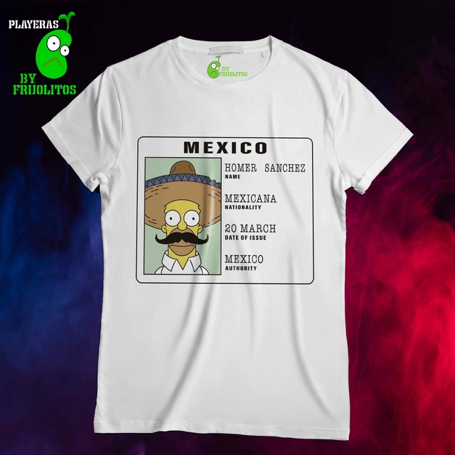 Playera discount de homero