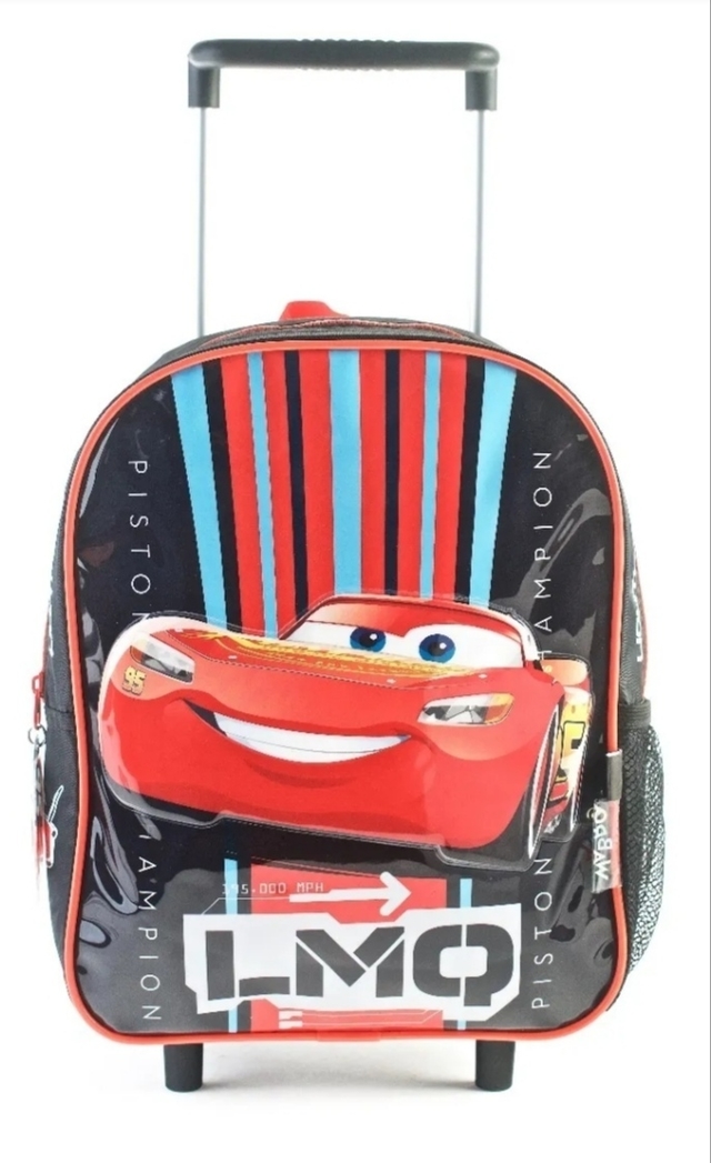 Mochila Escolar con Ruedas Cars