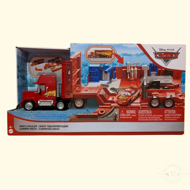 DisneyPixar Cars Mack Hauler Movie Playset Toy Truck and