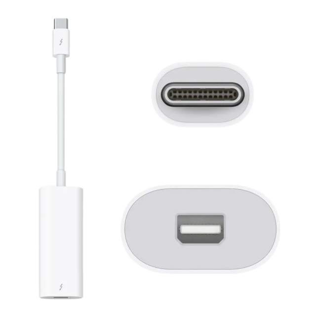 Adaptateur Thunderbolt 3 (USB-C) vers Thunderbolt 2