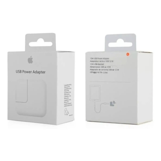 Chargeur iPhone 12W d'Origine Apple, modèle MD836ZM/A pour iPhone et iPad