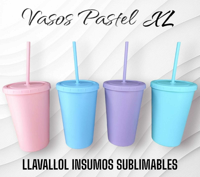 Vasos Pastel Xl Llavallol Insumos Sublimables