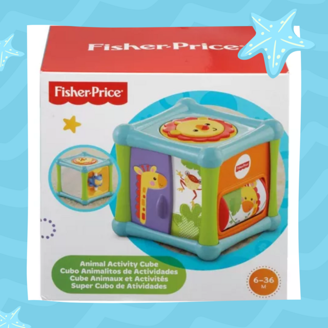 Fisher-Price - Cubo animalitos sorpresa Juguete de actividades para bebés +6  meses • Juguetería Minnistore • Artículos infantiles Disney