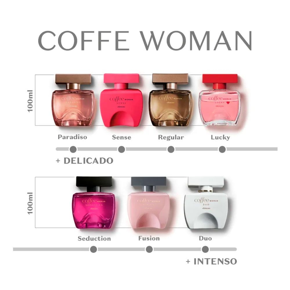 Coffee Woman Duo Desodorante Colônia 100ml