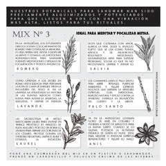 Alchemic Botanicals para Sahumar - Mix N° 3 - IDEAL PARA MEDITAR Y FOCALIZAR METAS - comprar online