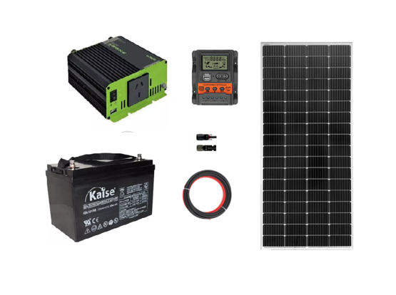 Kit Solar 1000W 185W 12V-220V Rural/Motorhome