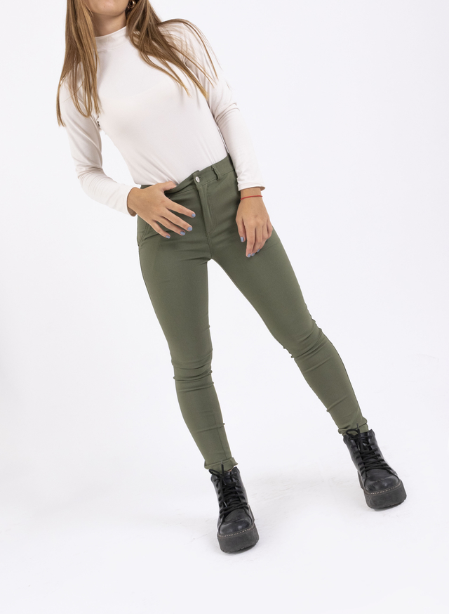 Pantalon bengalina 2024 verde militar