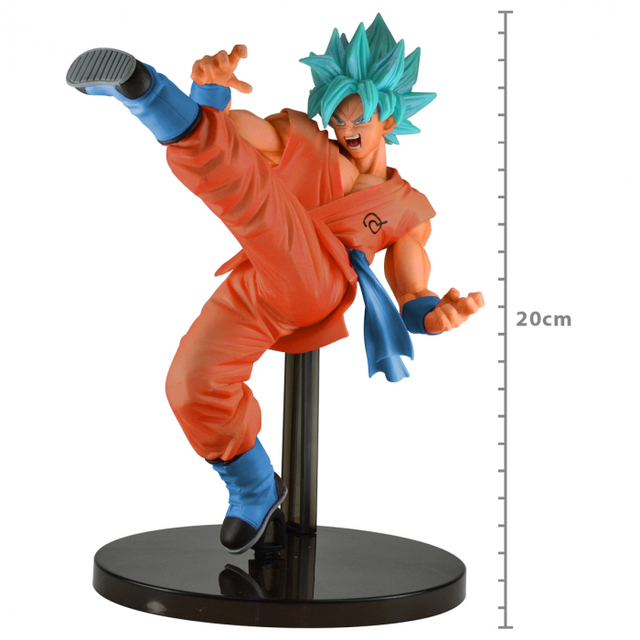 Boneco Goku ssj Blue Super Sayajin Azul Dragon Ball Action Figure